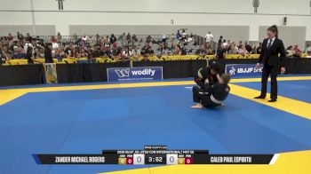 Zander Michael Rogers vs Caleb Paul Espiritu 2026 IBJJF Jiu-Jitsu CON International