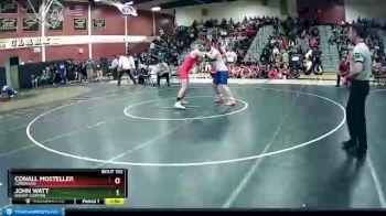 220 lbs Quarterfinal - John Watt, Bishop Gorman vs Conall Mosteller, Coronado