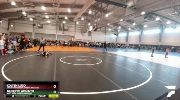 52 lbs Cons. Round 2 - Giuseppe Argento, Katy Area Wrestling Club vs Colten Lugo, Liberty Warriors Wrestling Club