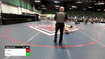 132 lbs Consi Of 64 #2 - Ryan Rider, IA vs Paris Ruiz, CA