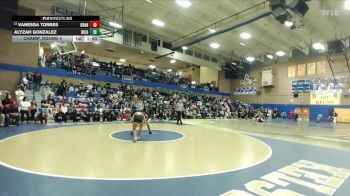 100lbs Champ. Round 4 - Alyzah Gonzalez, Richland (Girls) vs Vanessa Torres, Granger (Girls)