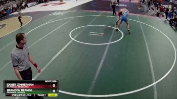 Cons. Round 2 - Brandon DeAnda, Columbus Lakeview vs Xavier Zimmerman, Mt. Michael Benedictine