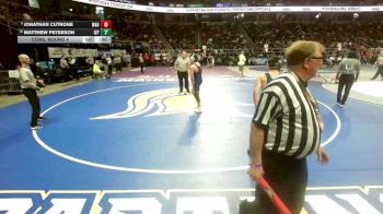 I-132 lbs Cons. Round 4 - Jonathan Cutrone, Wantagh vs Matthew Peterson, Islip