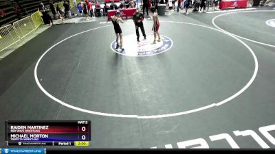 130 lbs Cons. Semi - Raiden Martinez, Red Wave Wrestling vs Michael Morton, Trifecta Wrestling