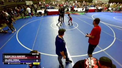 69 lbs Round 1 - Aleah Vaca Sanchez, Madera Grapplers Wrestling Club vs Valeria Cerna, Top Dog Wrestling Club