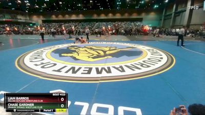 85-93 lbs Round 2 - Chase Gardner, Spanish Springs Wrestling Club vs Liam Barros, Fallon Outlaws Wrestling Club