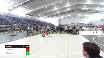 113 lbs Quarterfinal - Alex Curtis, Bobcat WC vs Cooper Green, East Valley WC