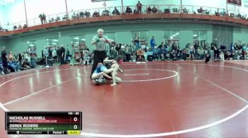 85 lbs Champ. Round 1 - Derek Rogers, Franklin Central Wrestling Club vs Nicholas Russell, Bloomington South Wrestling Club