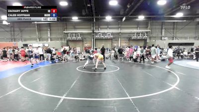 73 kg 3rd Place - Zachary Jaffe, Kraken Black - HSE vs Caleb Hoffman, Mat Assassins Blue - HSE