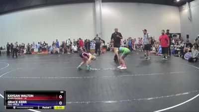 64 lbs Round 6 (8 Team) - Kaygan Walton, Black Mambas vs Grace Kerr, Full Circle