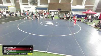 92 lbs Round 2 (4 Team) - Jett Whiteley, Utah Black vs Deklynd Hares, Stout