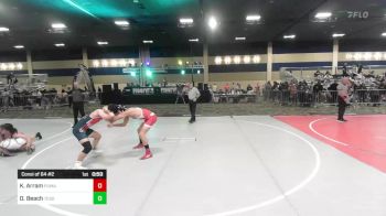 126 lbs Consi Of 64 #2 - Kaden Arram, Puma vs Dax Beach, Tesoro