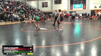 110 lbs Quarterfinal - Cecelia Walshire, Prairie, Cedar Rapids vs McKenzie Ostola, Dubuque Hempstead