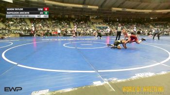 80 lbs Consi Of 32 #2 - Jaxon Taylor, Techfall Wrestling Club vs Napoleon Aniciete, Aniciete Training Club