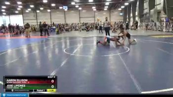 115 lbs Round 3 (6 Team) - Jose Limones, Minion Green vs Aaron Ellison, NCWAY National Team