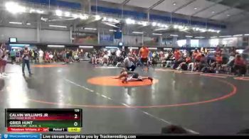 126 lbs Round 4 (6 Team) - Grier Hunt, Assassins WC - Black vs Calvin Williams Jr, Gulf Coast Elite