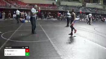 95 lbs Quarterfinal - Derek Norwood, Pomona Elite vs Ryder Kruse, Team CES