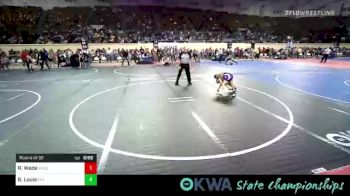 64 lbs Round Of 32 - Ryker Wade, Wilburton Takedown Club vs Bishop Louie, Pin-King All Stars