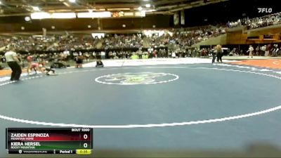 107 lbs Cons. Round 6 - Kiera Hersel, Rocky Mountain vs Zaiden Espinoza, Mountain Home