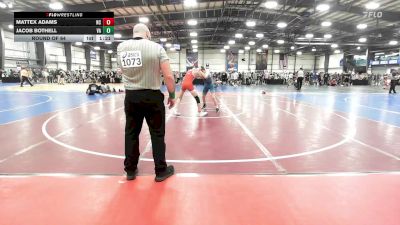113 lbs Round Of 64 - Mattex Adams, NC vs Jacob Bothell, VA