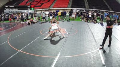 150 lbs 1st Place Match - Joe Whitford, Utah vs Ry Talbot, Utah