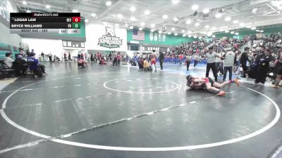 150 lbs Cons. Round 5 - Logan Law, Redlands East Valley vs Bryce Williams, Palm Desert