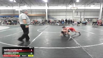 81 lbs Cons. Round 1 - Kendrick Arthur, Hawk Wrestling Club vs Austin Chamberland, Suples Wrestling Club