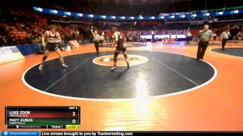 3A 170 lbs 3rd Place Match - Matt Kubas, Libertyville vs Luke Zook, Yorkville (H.S.)
