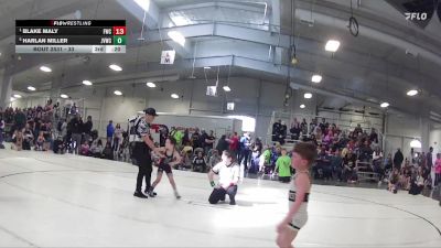 33 lbs Cons. Round 1 - Dezmond Crook, Rocket Wrestling Club / RWC vs Winston Hoesche, Crete Wrestling Club