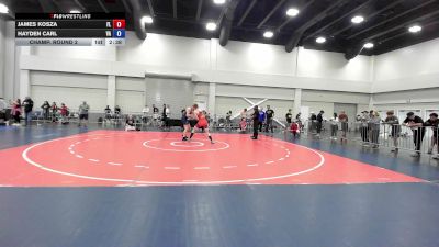 157 lbs Champ. Round 2 - James Kosza, FL vs Hayden Carl, VA