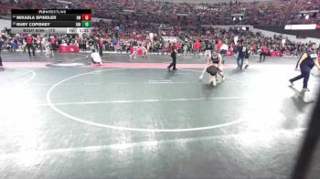 172 lbs Champ. Round 1 - Mikaela Spindler, Reedsville Wrestling vs Ruby Copiskey, Unity