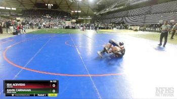 1A 132 lbs Quarterfinal - Gavin Carnahan, Deer Park vs Isai Acevedo, Zillah