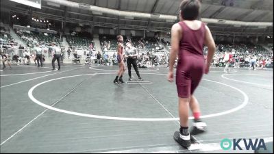 90 lbs Consolation - Alfonso De La Fuente, Clinton Youth Wrestling vs Carson Hagens, Standfast
