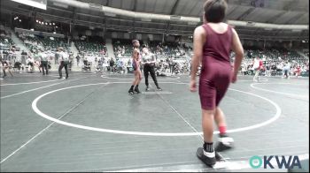 90 lbs Consolation - Alfonso De La Fuente, Clinton Youth Wrestling vs Carson Hagens, Standfast
