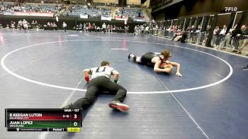 157 lbs Cons. Round 2 - Juan Lopez, Graceland vs 8 Keegan Luton, Oklahoma City