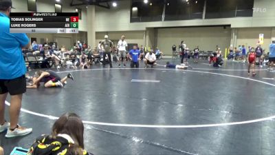 80 lbs Round 2 (6 Team) - Tobias Solinger, Moyer Elite vs Luke Rogers, Alabama Elite Black