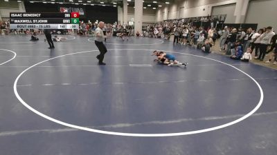 75 lbs Semis - Isaac Benedict, Sebolt Wrestling Academy vs Maxwell St.John, Greater Heights Wrestling Club