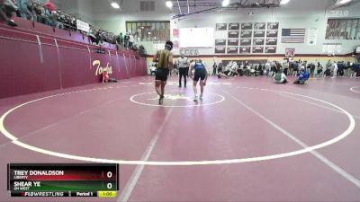 132 lbs Cons. Round 2 - Trey Donaldson, LIBERTY vs Shear Ye, SM WEST