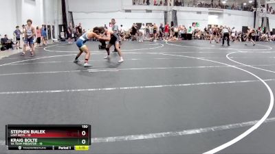 150 lbs Round 2 (8 Team) - Stephen Bialek, Lost Boys vs Kraig Bolte, VA Team Predator