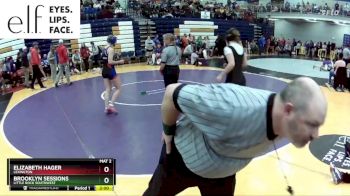 130 lbs. Champ. Round 1 - Brooklyn Sessions, Little Rock Southwest vs Elizabeth Hager, Lexington