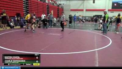 90 lbs Cons. Round 1 - Charlie Diamaduros, Tiger Elite Wrestling vs Easton Coufal, Tennessee Valley Wrestling