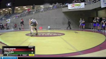 172 lbs Round 1 (4 Team) - Tauj Flora, Sutherlin vs Devin Martin, Harrisburg