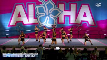 East Tennessee Cheer - Super Nova [2025 L3 Senior Coed - D2 - Small Day 2] 2025 Aloha Gatlinburg Showdown