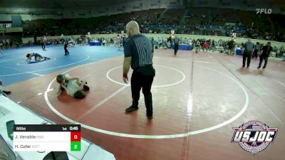 86 lbs Consi Of 4 - Jerry Venable, Enid Youth Wrestling Club vs Harrison Cofer, Standfast