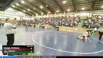 135 lbs Cons. Round 1 - Reid Merkley, Wasatch vs Michael Peterson, Lone Peak