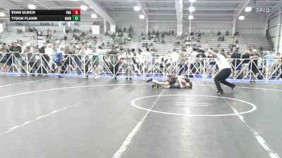132 lbs Rr Rnd 2 - Evan Ulrich, Freakztyle Black - HSB vs Tyson Flavin, Rabbit Wrestling Club - HSB