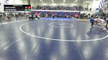 175 lbs Cons. Round 3 - Brett Myers, Coeur D Alene vs Jacob Nelson, Hanford