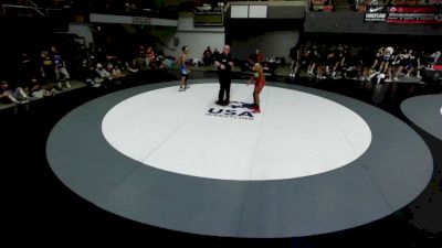 120 lbs Cain Lopez, LAWA - Los Angles Wrestling Association vs Frankie De Leon, SDIKWA - San Diego-Imperial Kids Wrestling Association