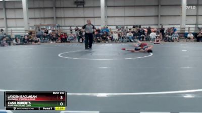 54 lbs Round 1 - Jayden Baclagan, Caldwell Wrestling Club vs Cash Roberts, Hawk Wrestling Club