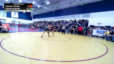 157 lbs Cons. Round 1 - Anthony Galindo, Huntington Beach vs Tomas Fulgentes, Royal